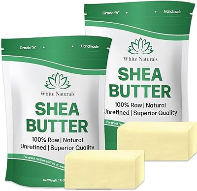 White Naturals Raw African Shea Butter 2lb