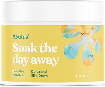 ASUTRA Dead Sea Bath Salts Detox & Slim Down 16 oz