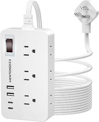 WENTONGKEJI Surge Protector Power Strip 15FT