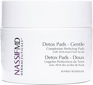 NassifMD Gentle Detox Pads, 60 Count