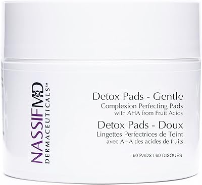 NassifMD Gentle Detox Pads, 60 Count