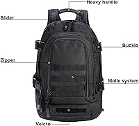 Greencity Laptop Backpack Tactical 3-Day Expandable Bug Out Bag 64L — image 5