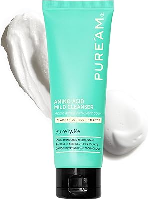 PURE'AM Gentle Face Wash with Amino Acids, 120mL