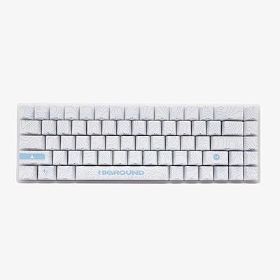 Higround Basecamp 65% Mechanical Gaming Keyboard SKYSTONE - White Flame Switch