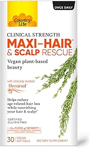 Country Life Maxi-Hair & Scalp Rescue 30 Softgels Review