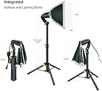 LINCO Lincostore Mini Softbox Lighting Kit 8x8inch — image 4