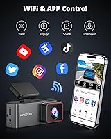 Kingslim E4 4K Dash Cam Front and Rear — image 3