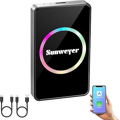 Sunweyer SW12 Lite Wireless CarPlay Adapter
