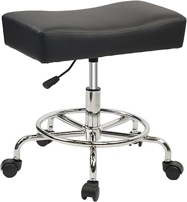 KLASIKA Heavy Duty Extra Wide Rolling Stool