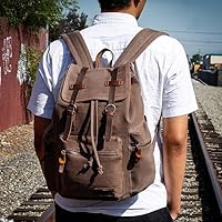 GEARONIC Vintage Canvas Backpack — image 6
