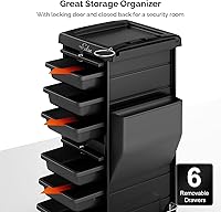 Mefeir Hair Cart Organizer with Wheels 6 Drawers — image 3