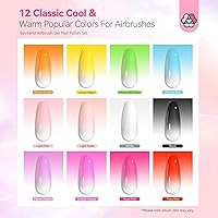 SAVILAND Airbrush Gel Nail Polish Set, 12 Vitality Colors, 15mL — image 6