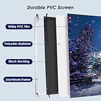 Instahibit 72″ Manual Pull Down Projector Screen — image 2