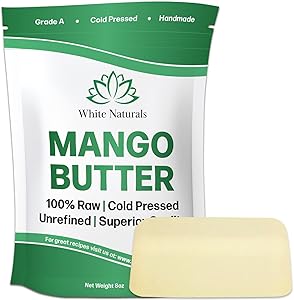 White Naturals Unrefined Mango Butter 8 oz Review