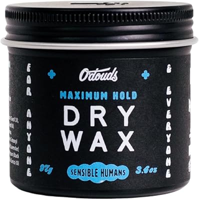 O'Douds Dry Wax - Strong Hold, Bergamot & Green Tea Scent, 4oz