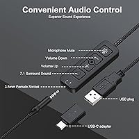 MAIRDI 816 Pro USB Headset — image 3