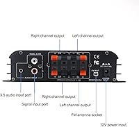 Romicta 4 Channel Bluetooth 5.0 Stereo Amplifier — image 3