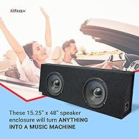 Atrend E12DT 12-Inch Dual Sealed Subwoofer Enclosure — image 3