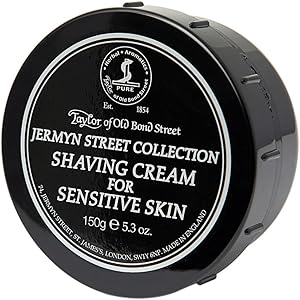 Taylor of Old Bond Street Jermyn Street Luxury Shaving Cream for Sensitive Skin, 5.3oz Review
