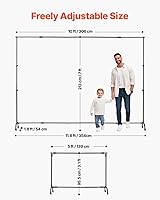 VEVOR Backdrop Stand with Wheels 7 x 10 ft — image 3