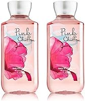 Bath & Body Works Pink Chiffon Shower Gel 10 Oz 2-Pack — image 1