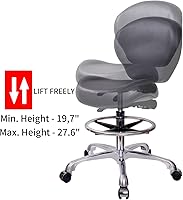 MWOSEN Height Adjustable Rolling Stool — image 5