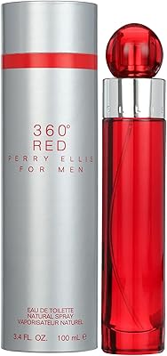 Perry Ellis 360° Red Eau De Toilette Spray for Men, 3.4 fl oz