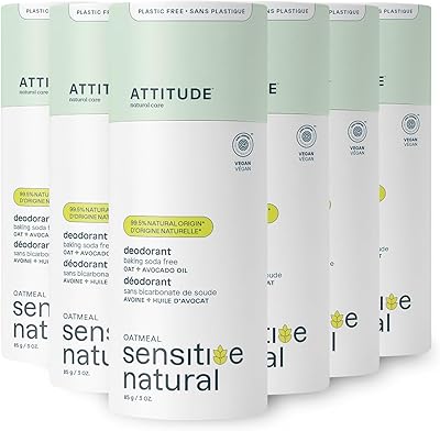 Attitude Sensitive Skin Deodorant Stick, Avocado Oil, 3oz