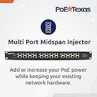 PoE Texas 12-Port Gigabit Passive Midspan PoE Injector — image 2