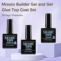 Misssix French Tip Press On Nails Kit, 160Pcs Short Square Gel Nail Tips — image 7