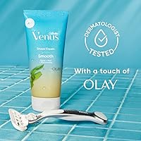 Gillette Venus Smooth plus Olay Shaving Cream for Women, 6 oz (3 Count) — image 8