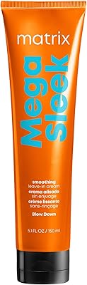 Matrix Mega Sleek Blow Down Smoothing Leave-In Cream, 5.1oz
