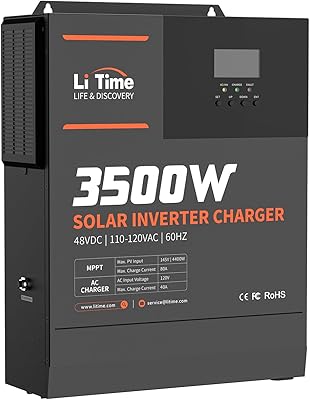 LiTime 3500W Pure Sine Wave Solar Inverter Charger
