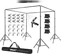 EMART Backdrop Stand 10x10x7ft Adjustable Background Support System — image 1