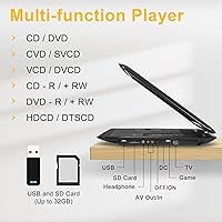HotHat 19.6″ Portable DVD Player with 17.1″ HD Screen — image 4
