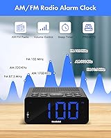 Homicial Digital Alarm Clock Radio H251 — image 3