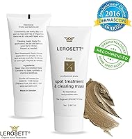 LEROSETT Facial Clay Mask for Acne, Oily Skin, 3.8oz — image 5