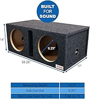 Atrend 10DQV 10” Dual Vented Subwoofer Enclosure — image 3