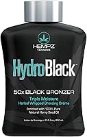 HEMPZ Hydroblack 50X Black Bronzer Self Tanning Lotion 13.5oz — image 1