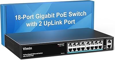 VIMIN 18-Port Gigabit PoE Switch