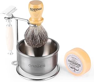 Anbbas Badger Hair Shaving Brush Set Review