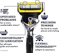 Gillette ProGlide Shield Men's Razor with Precision Trimmer, 5 Blades, Handle + 4 Blade Refills — image 2