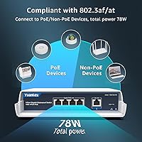 YuanLey 4-Port Waterproof Gigabit PoE Switch — image 3