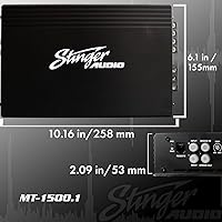 STINGER MT-1500.1 Class D Mono Car Amplifier — image 4