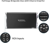 Recoil REA600.4 4-Channel Car Audio Amplifier — image 3