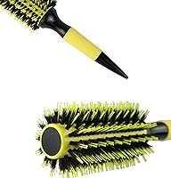 Healthcom 3-in-1 Ceramic & Ionic Bristle Round Barrel Hair Brush Set (Yellow) — image 5
