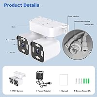 Xparkin WiFi Outdoor Security Camera 5MP with Color Night Vision — image 7