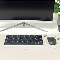 Macally Small Wireless Keyboard and Mouse Combo — image 7
