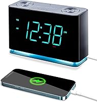 Emerson ER100301 Smartset Alarm Clock Radio with Bluetooth and USB Charging — image 1
