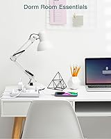 Addtam 10ft Flat Plug Extension Cord with 6 Outlets and 4 USB Ports — image 7